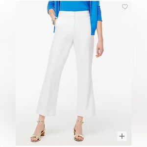 J Crew linen blend Kelsey flair pant